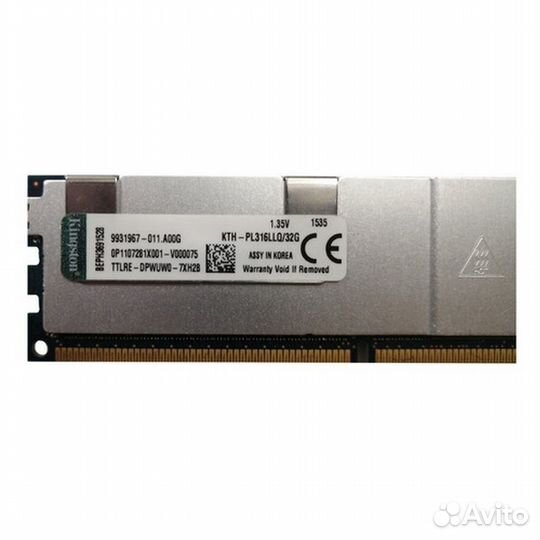 Модуль памяти Kingston KTH-PL316LLQ/32G, DDR3, 32