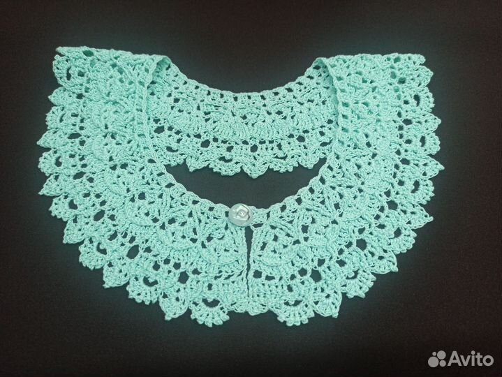 Воротник вязаный крючком
