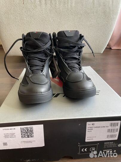 Мотоботы Dainese Street Darker Black Мотокеды 40