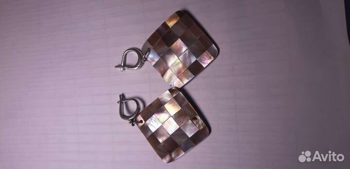 Серьги серебро 925