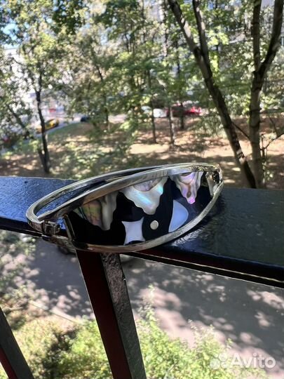 Серебряный браслет с перламутром