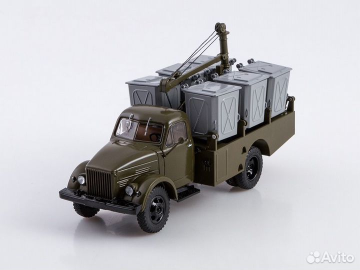 Коллекционная модель мусоровоза кмм-2 (51)