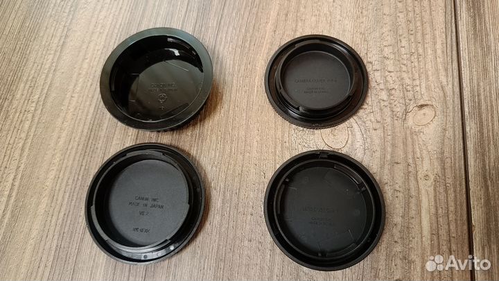 Крышки для объектива и байонета Canon Nikon