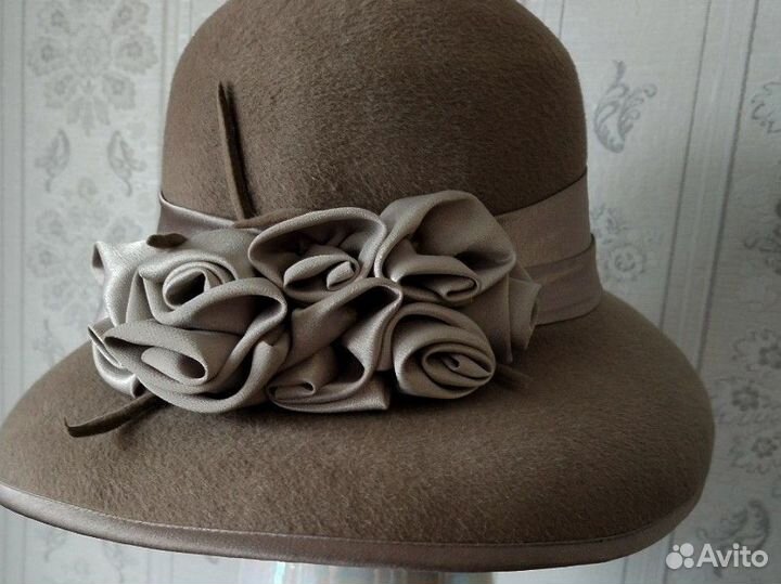Винтажная шляпка с розами