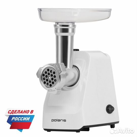 Мясорубка Polaris PMG 1852 RUS белый