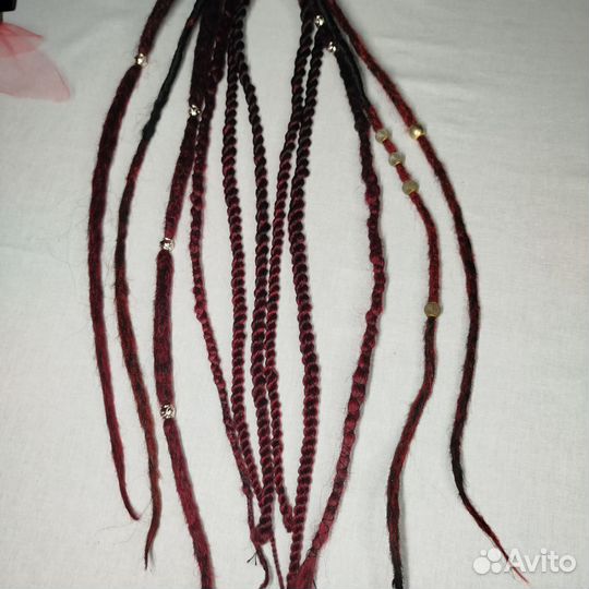 Крючковые дреды ручной работы