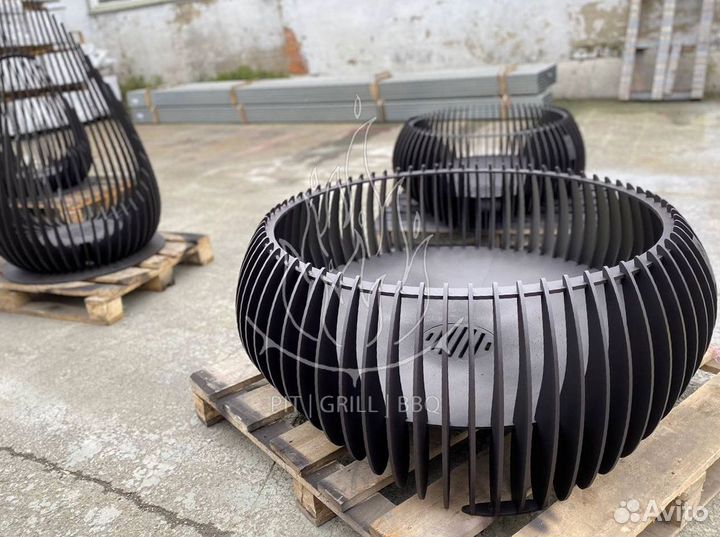 Уличный камин Калифорния Хеви, очаг для костра