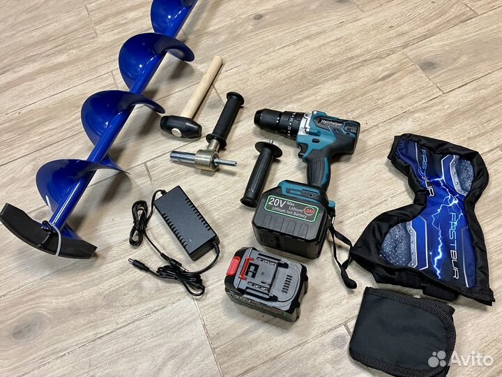 Ледобур Heinhelper + шнек 150 + чехол