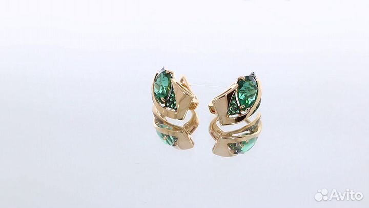 Золотые серьги