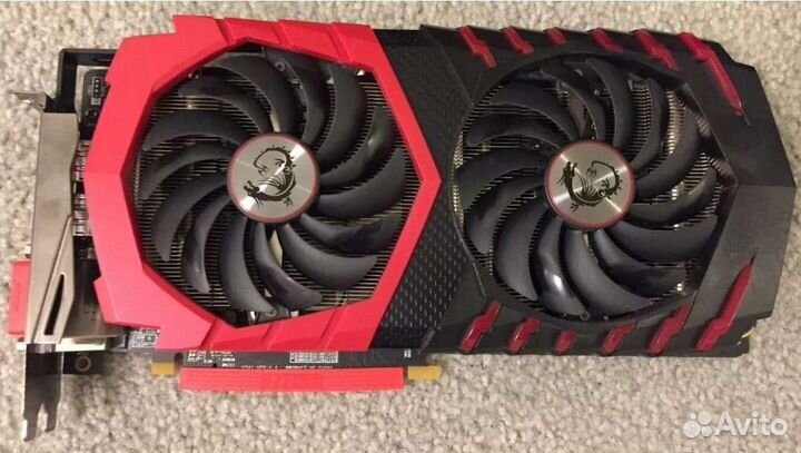 Видеокарта msi rx 480 4gb gaming x