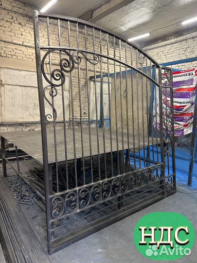 Ворота забор ограждение сварка окраска