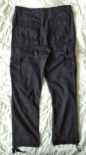 Брюки карго карманы пуговицах и молнии W29/M/48