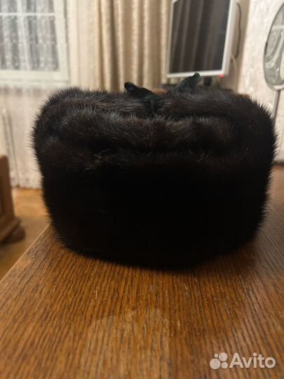 Норковая шапка мужская новая 58