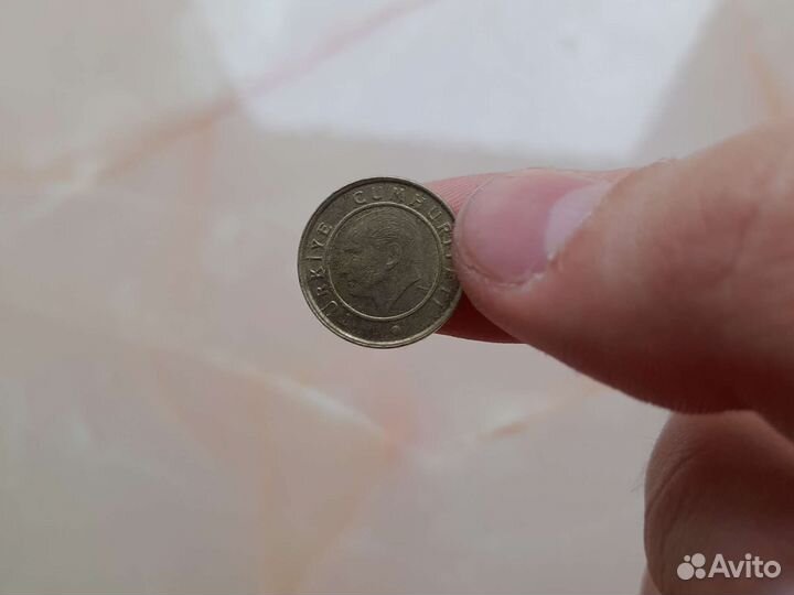 Турецкая монета kurus 2016 года