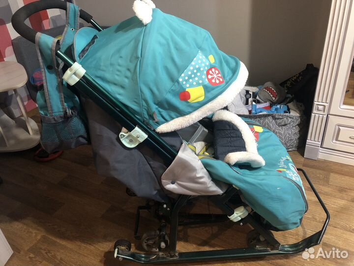 Коляска санки