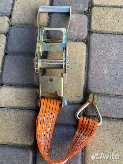 Ремни стяжные с трещеткой 5 тонн