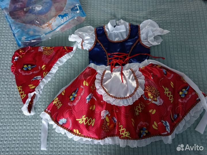 Костюм красной шапочки 116-122