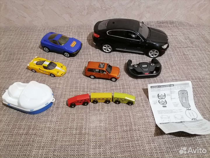 Детские машинки (на радиоуправлении), поезд Икеа