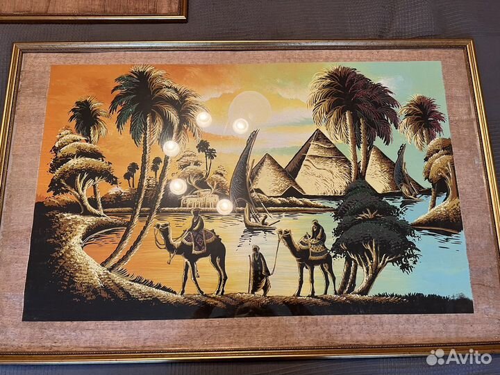Картина из египта на папирусе