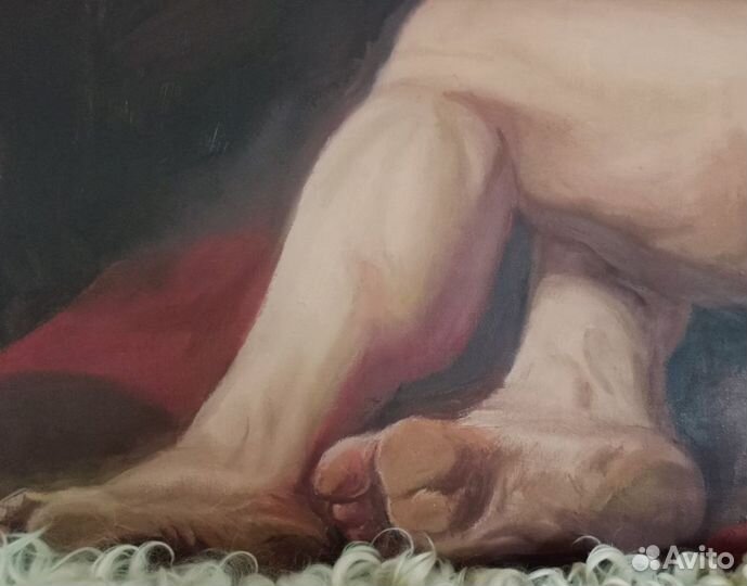 Картина «Обнажённая натура». Холст, масло