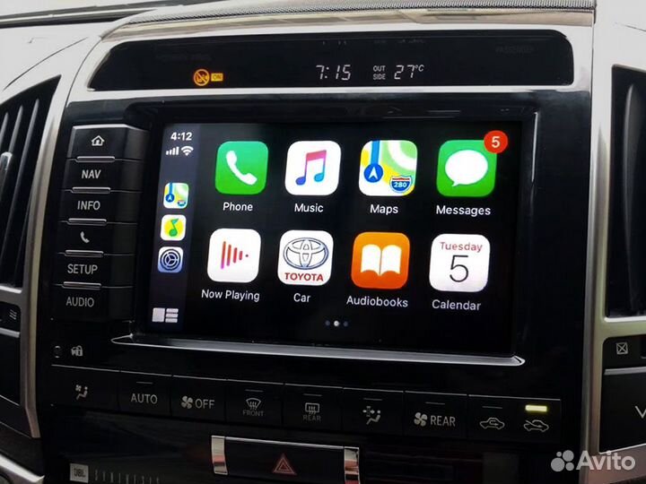 Блок навигации Toyota Land Cruiser 200 2012+