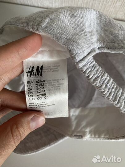 Кепка h&m 62 и 68 р-ра