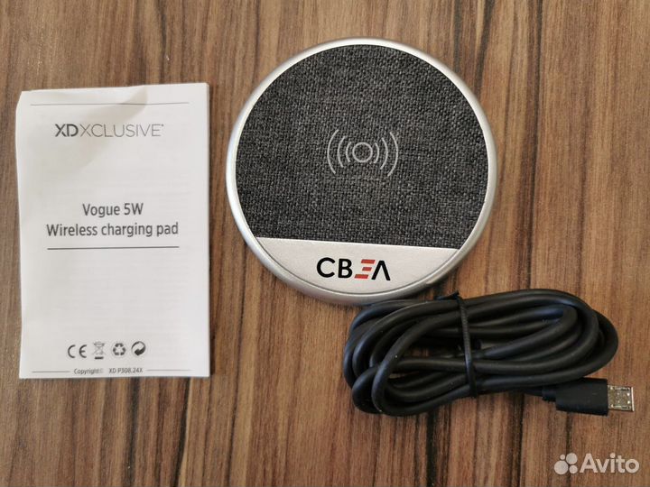 Беспроводная зарядка, 5 Вт,новая, в упаковке