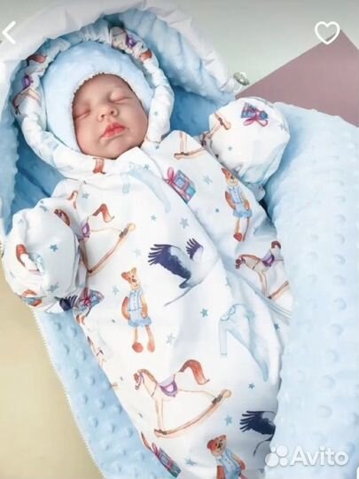 Конверт на выписку зимний