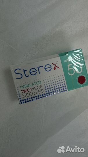 Иглы для электроэпиляции Sterex K3 short изоляция