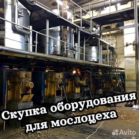 Скупка оборудования для маслоцеха и маслозавода