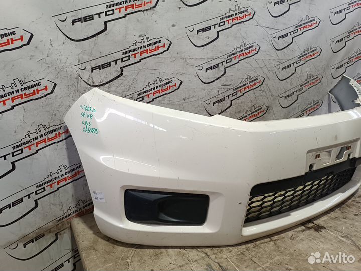 Бампер honda freed spike GB3 GB4 71101SYY900ZA 1 модель передний белый, NH624P XA5589