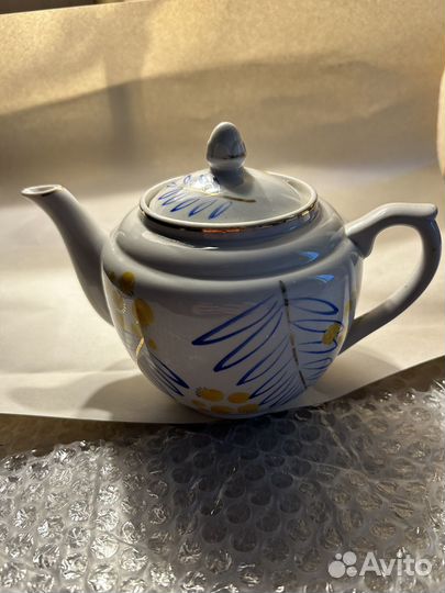 Чайник фарфор Вербилки винтаж СССР