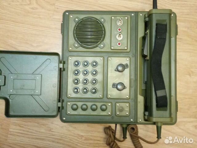 Стационарный безпроводной телефон (винтаж, милитар