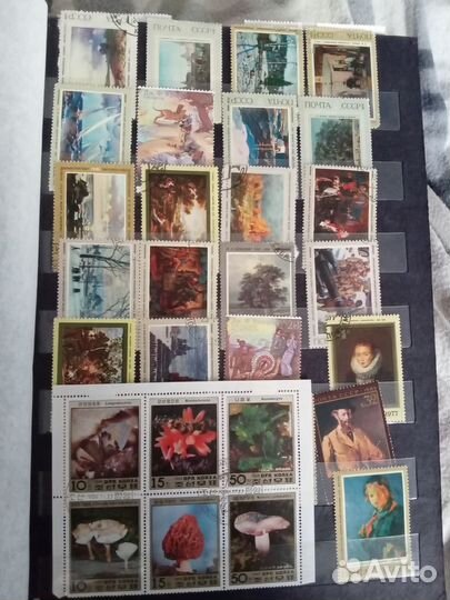 Заполненный альбом с марками СССР