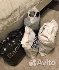 5 пакетов женской одежды и обуви