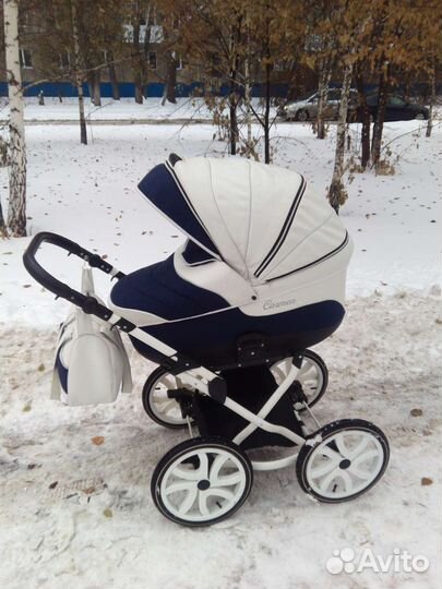 Коляска 2 в 1 эко кожа