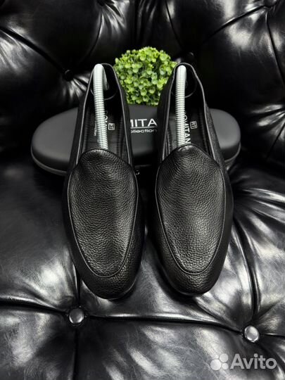 Кожаные лоферы Romitan