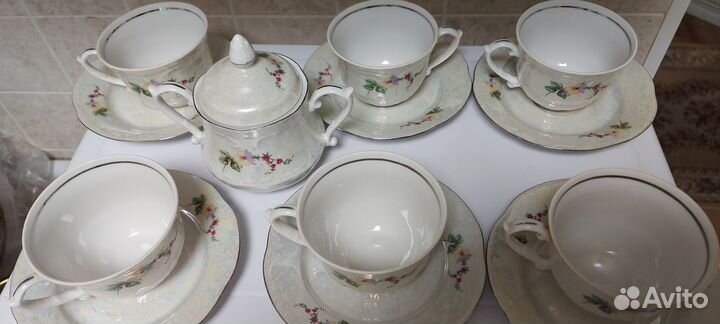 Кофейный сервиз фарфор Porcelana Польша врем СССР