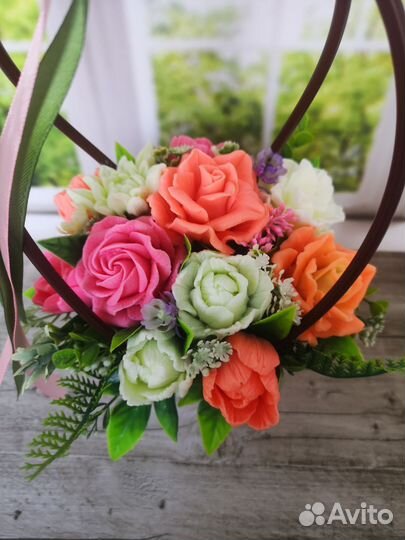 Букеты из мыла на 1 сентября