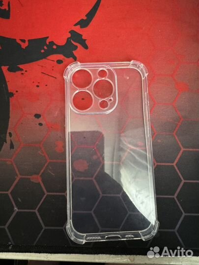 Чехол на iPhone 15 pro прозрачный