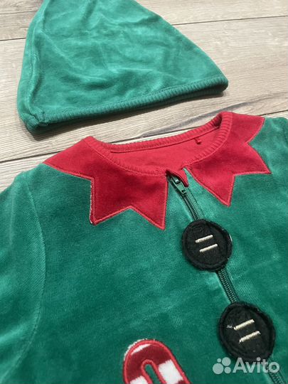 Новогодний костюм для мальчика 74