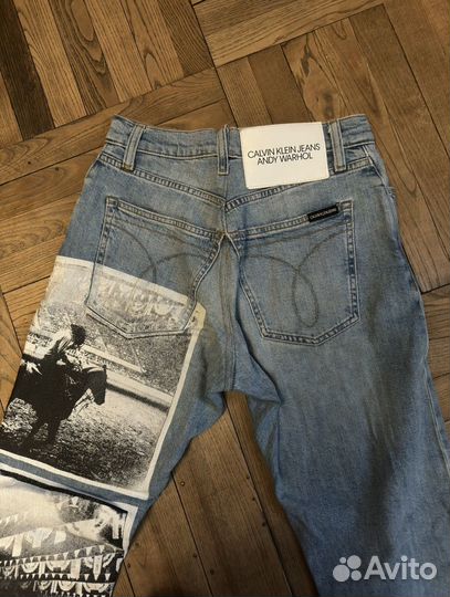 Calvin klein джинсы andy warhol