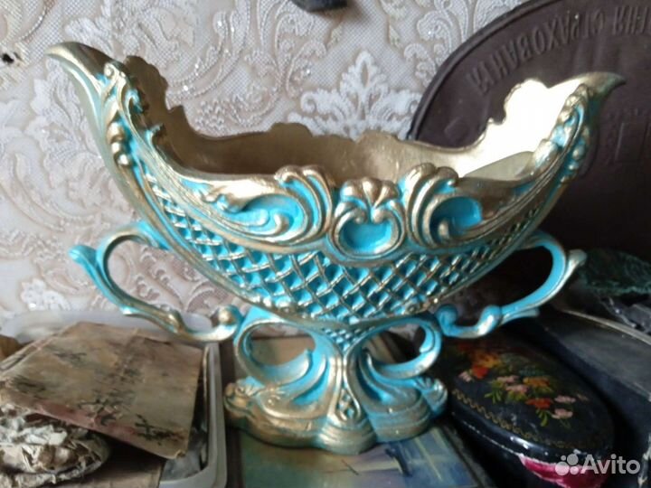 Винтажная ажурная ваза. 20век