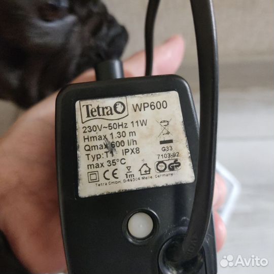 Помпа Tetra WP600для аквариумной воды, 600л/ч