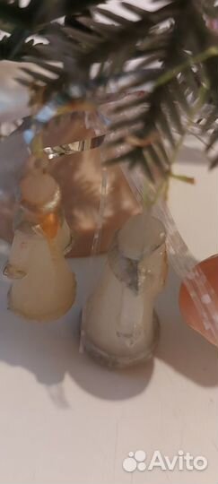 Елка малютка из СССР 30 см. с мини игрушками