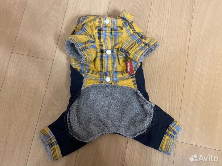 Одежда для маленьких собак м-l. Утепленный костюм