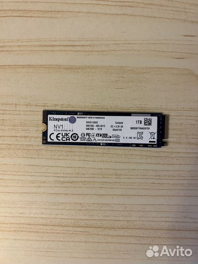Ssd m2 nvme 1Tb kingston