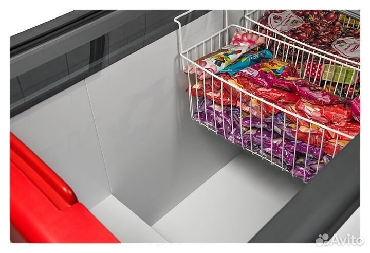 Ларь морозильный Frostor gellar FG 600 E красный