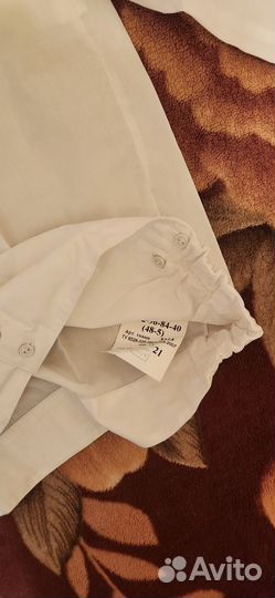 Рубашка белая мвд