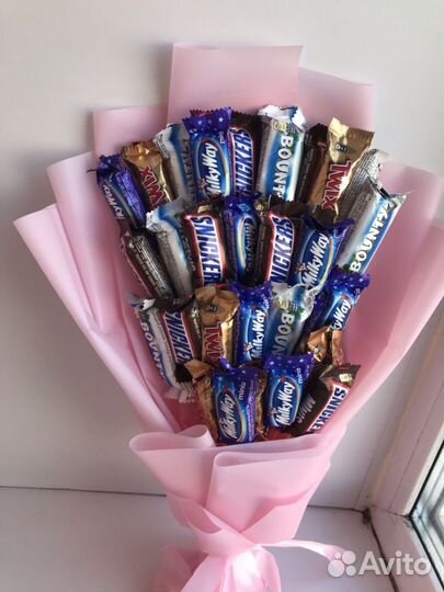 Съедобные букеты для мужчин/ для женщин/для детей